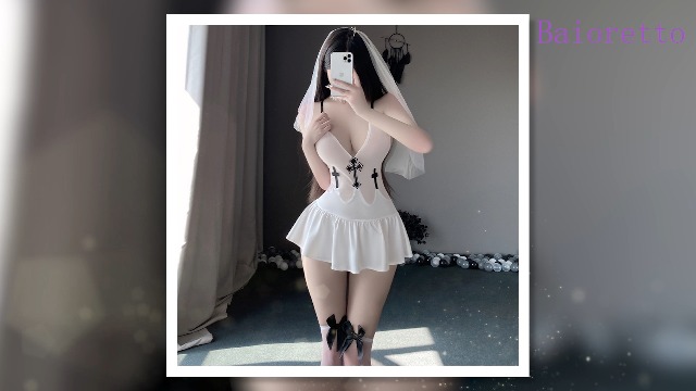 Amazon.co.jp: [Baioretto] コスプレ セクシー シスター 白 黑